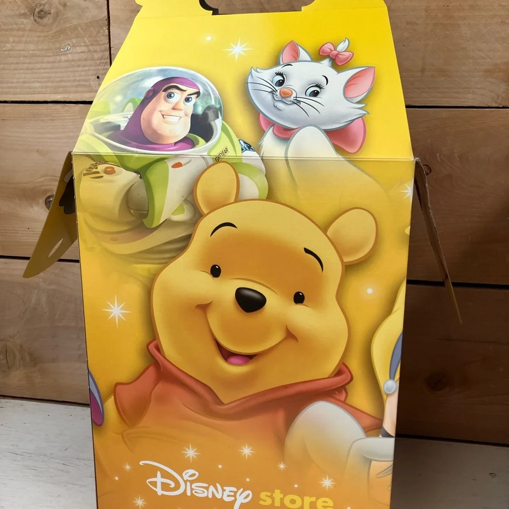 Vintage Disney Store Gift Box Set of 3 Mickey and Winnie the Pooh Collectable